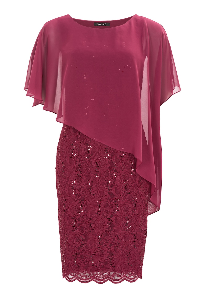 Rochie dama  77760410 - Poliester - Visiniu