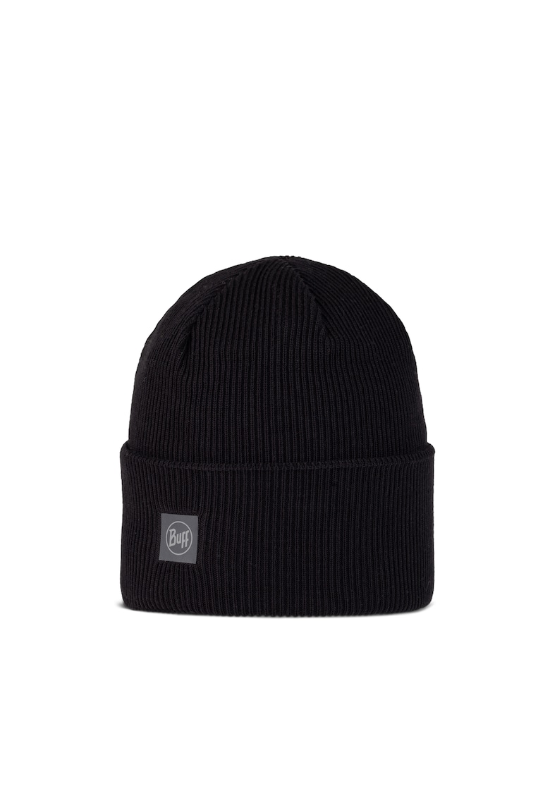 Caciula  crossknit tricotata - culoare negru - pentru adulti - marime universala