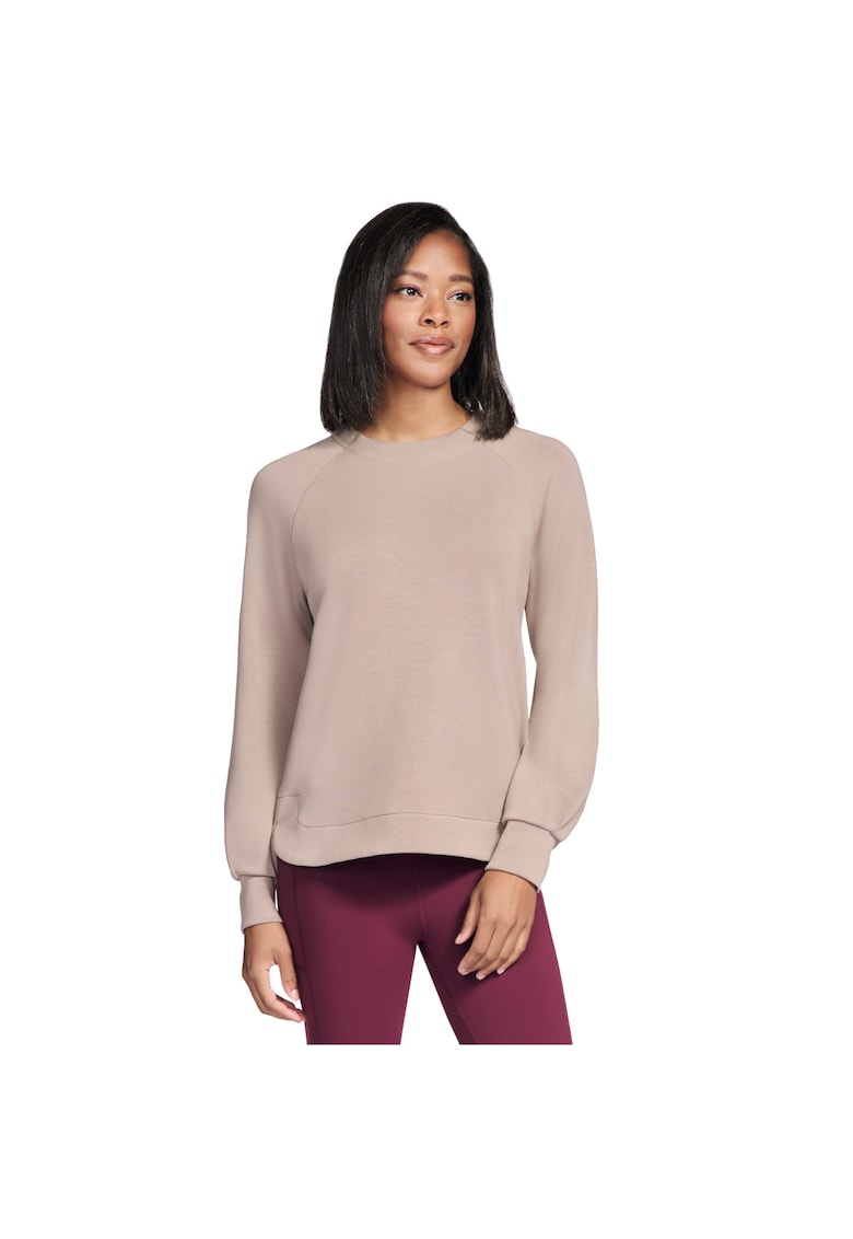 Hanorace de femei -  Skechluxe Elevate Crewneck 198739 - Bej