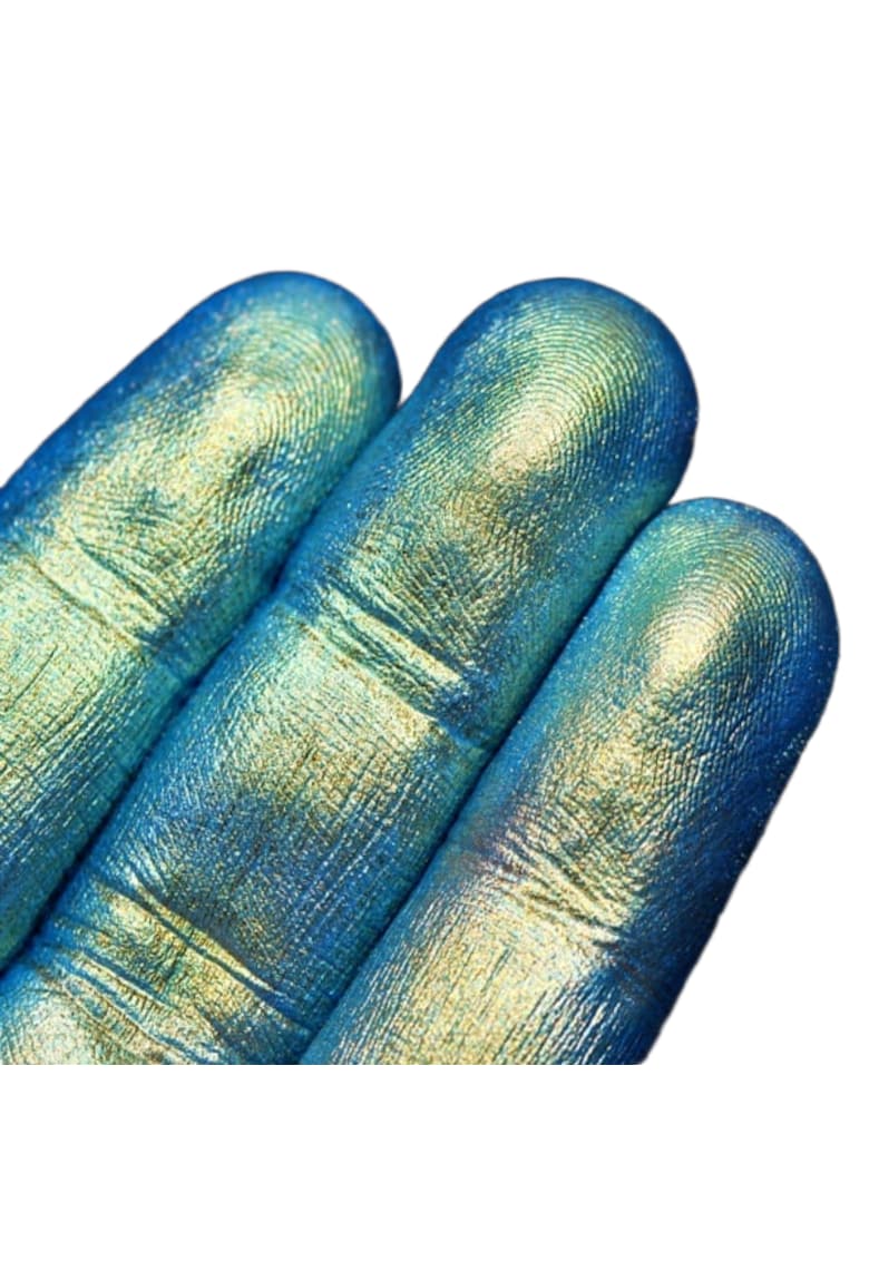 Pigment PK33 (turcoaz-auriu-verzui) Duochrome pentru machiaj  1g
