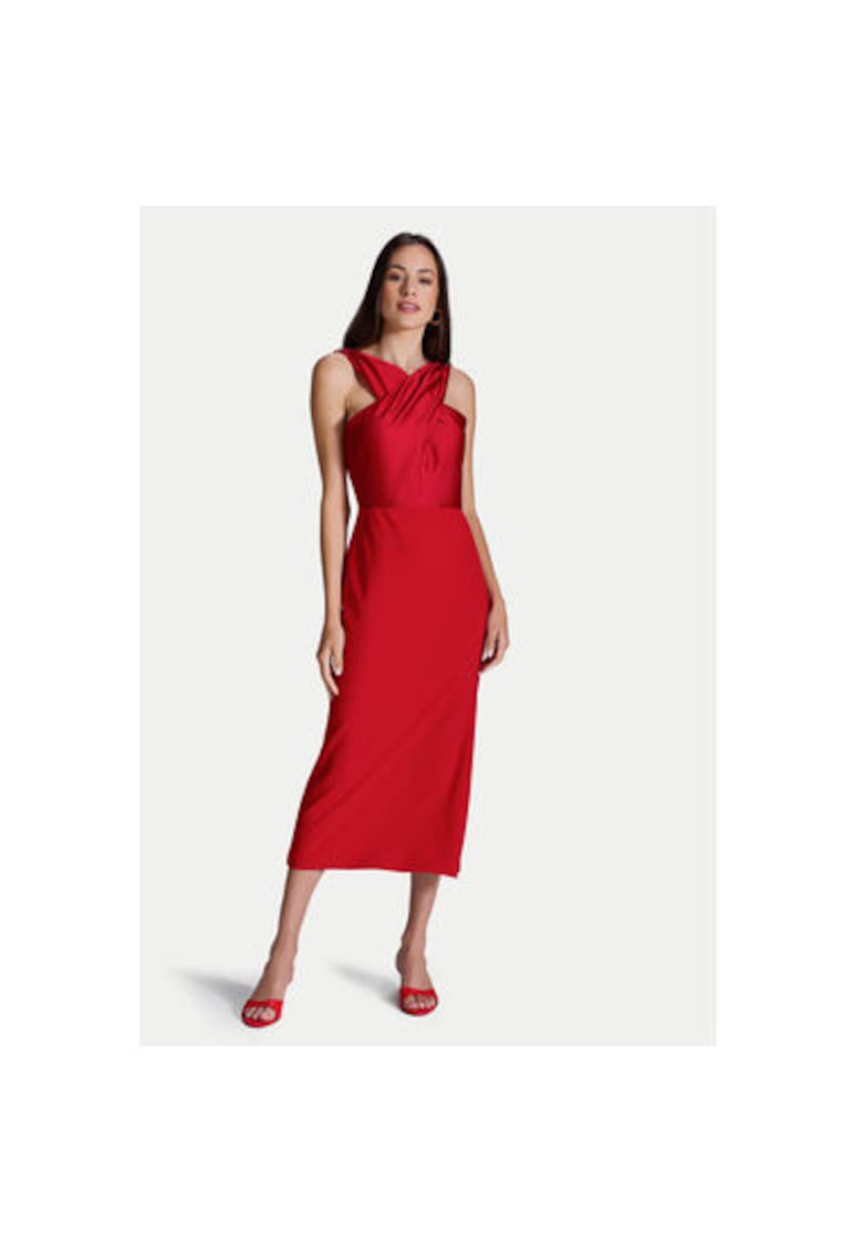 Rochie dama  5AI17900 - Poliester - Rosu