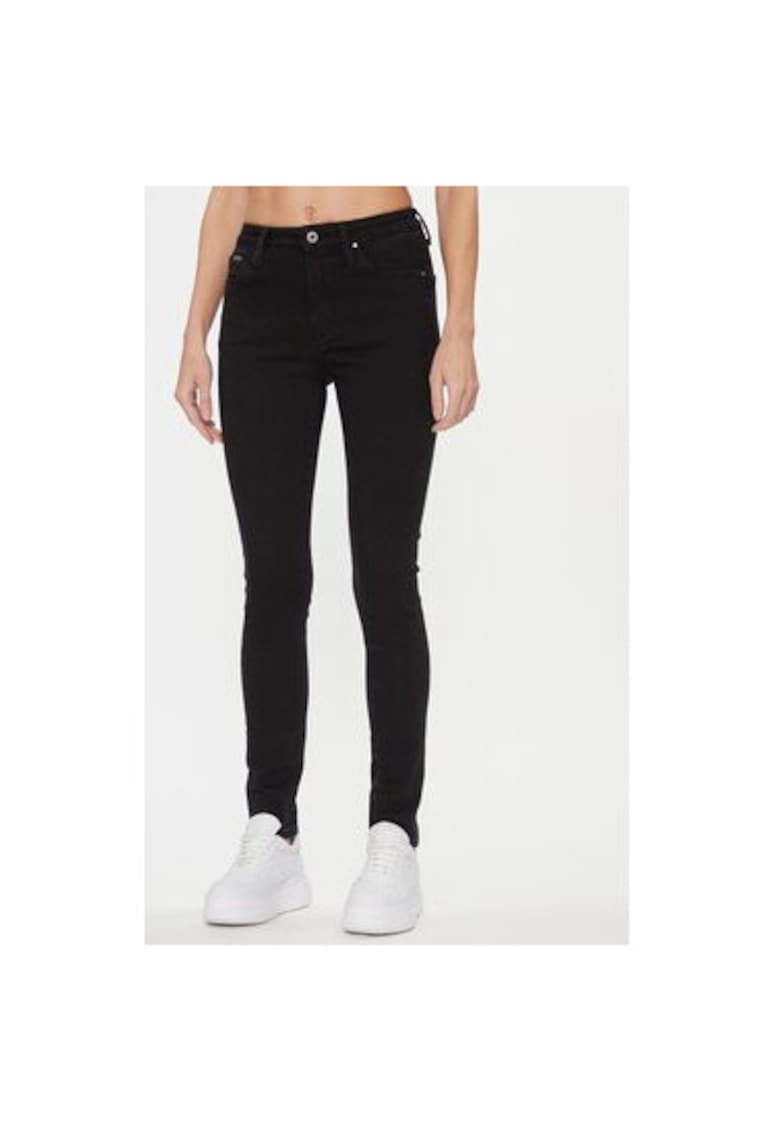 Pantaloni dama  PL204584XG6 - Bumbac/Poliamida - Negru - Negru