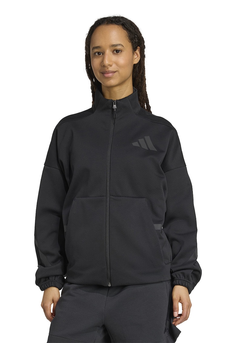 Bluza de trening cu fermoar Z.N.E - Negru