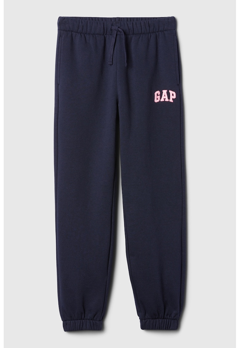 Pantaloni de trening cu croiala relaxed fit si talie ajustabila - Albastru ultramarin