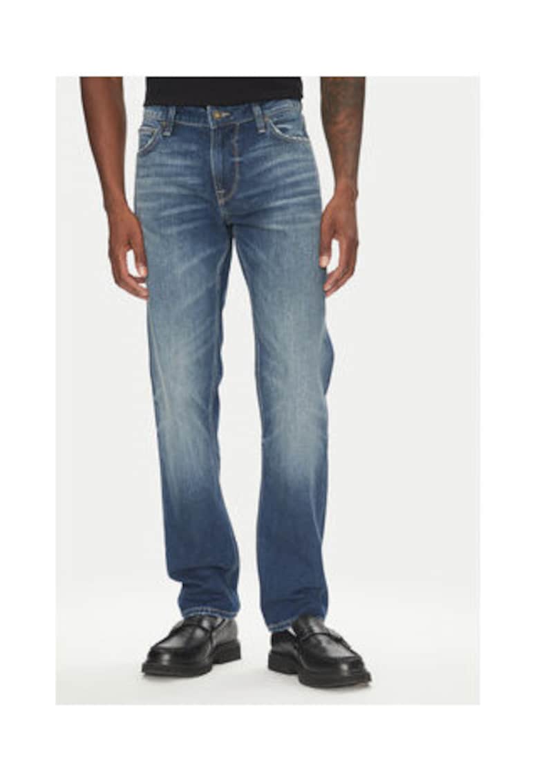 Blugi Regular Fit Cu Detaliu Logo