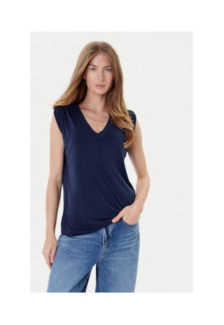 Bluza din amestec de modal - fara maneci