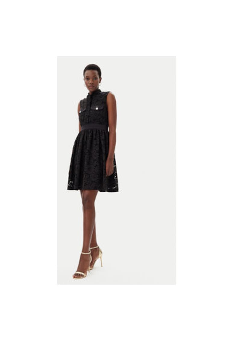 Rochie dama  ACAB000749 - Bumbac/Poliamida - Negru