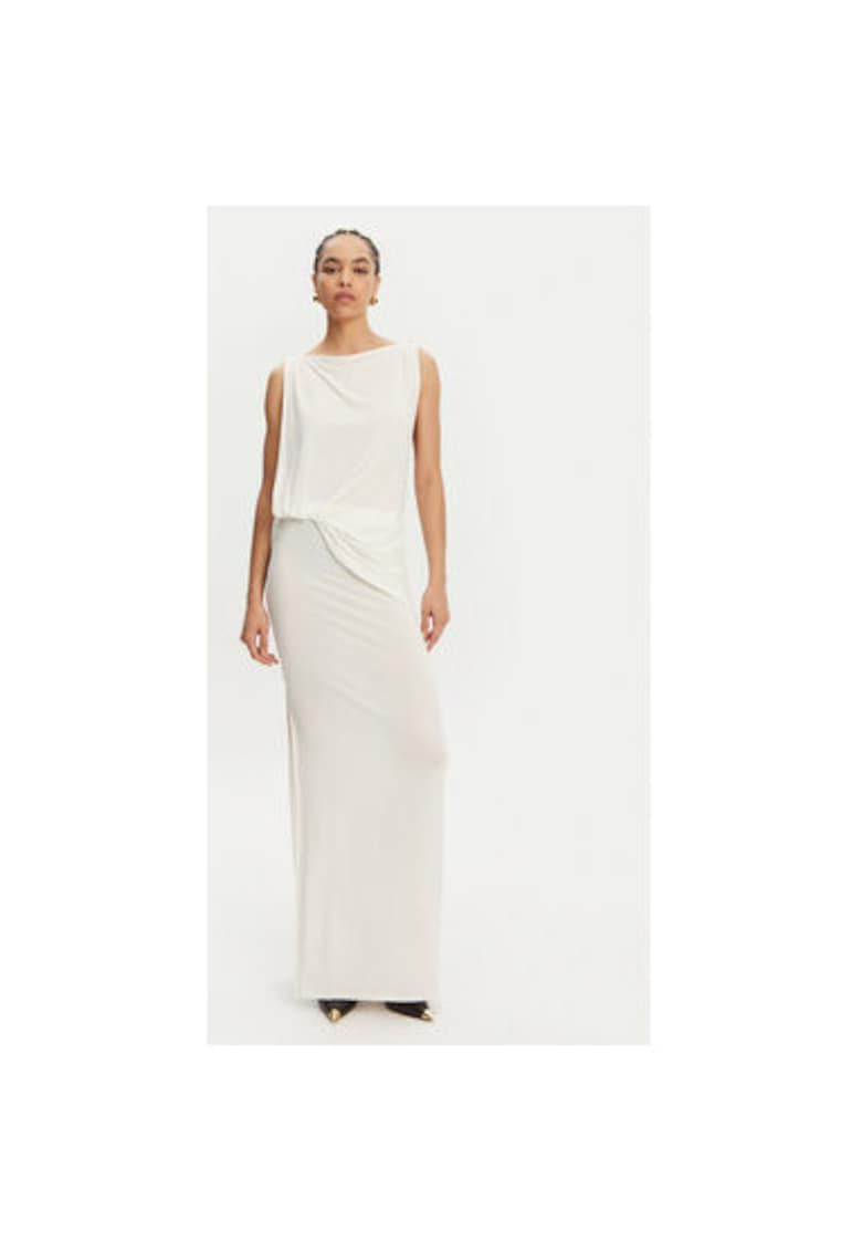 Rochie dama  25E251DR2302381 - Viscoza/Poliester - Alb - Alb