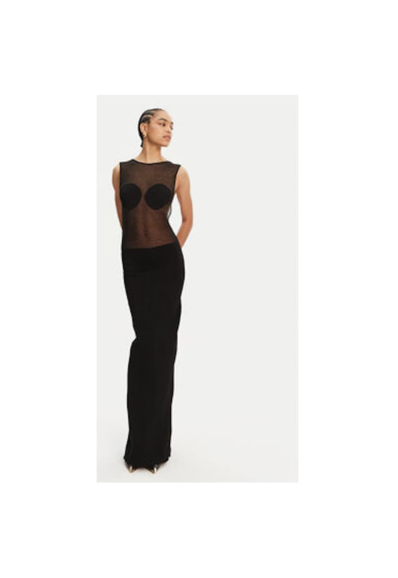 Rochie dama  25E251KN5922434 - Viscoza/Poliester - Negru - Negru