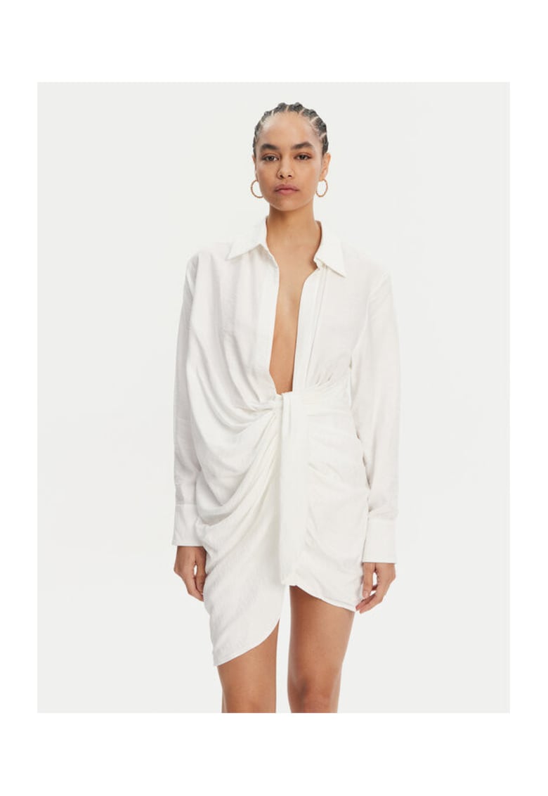 Rochie dama  21H213DR0091020 - Viscoza/Poliamida - Alb