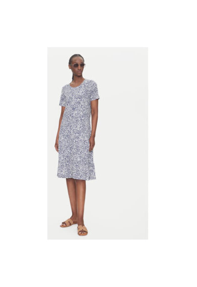 Rochie dama  13002035 - Bumbac/Modal - Albastru - Albastru