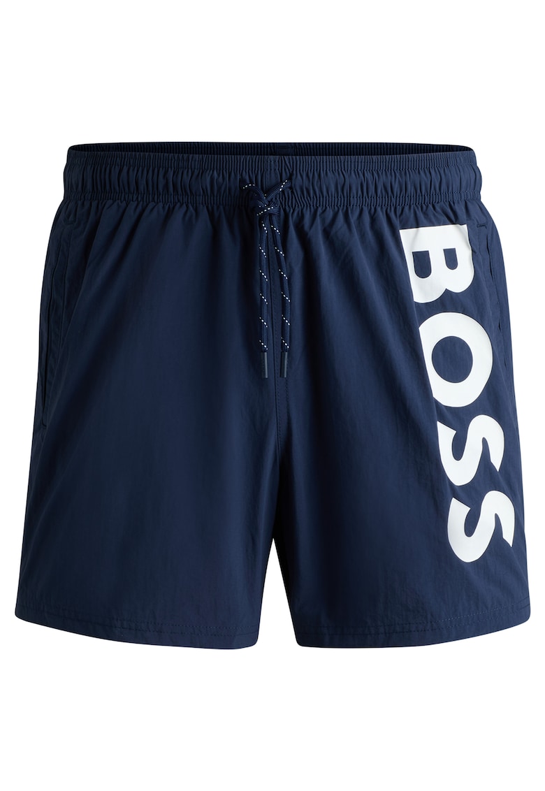Pantaloni scurti de baie cu logo Octopus - Albastru