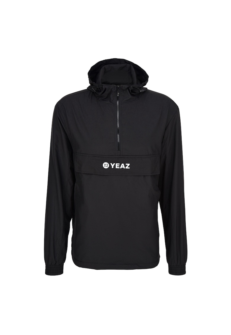 Oferte la Jacheta cu imprimeu logo fara inchidere CHASER 29553 - Negru