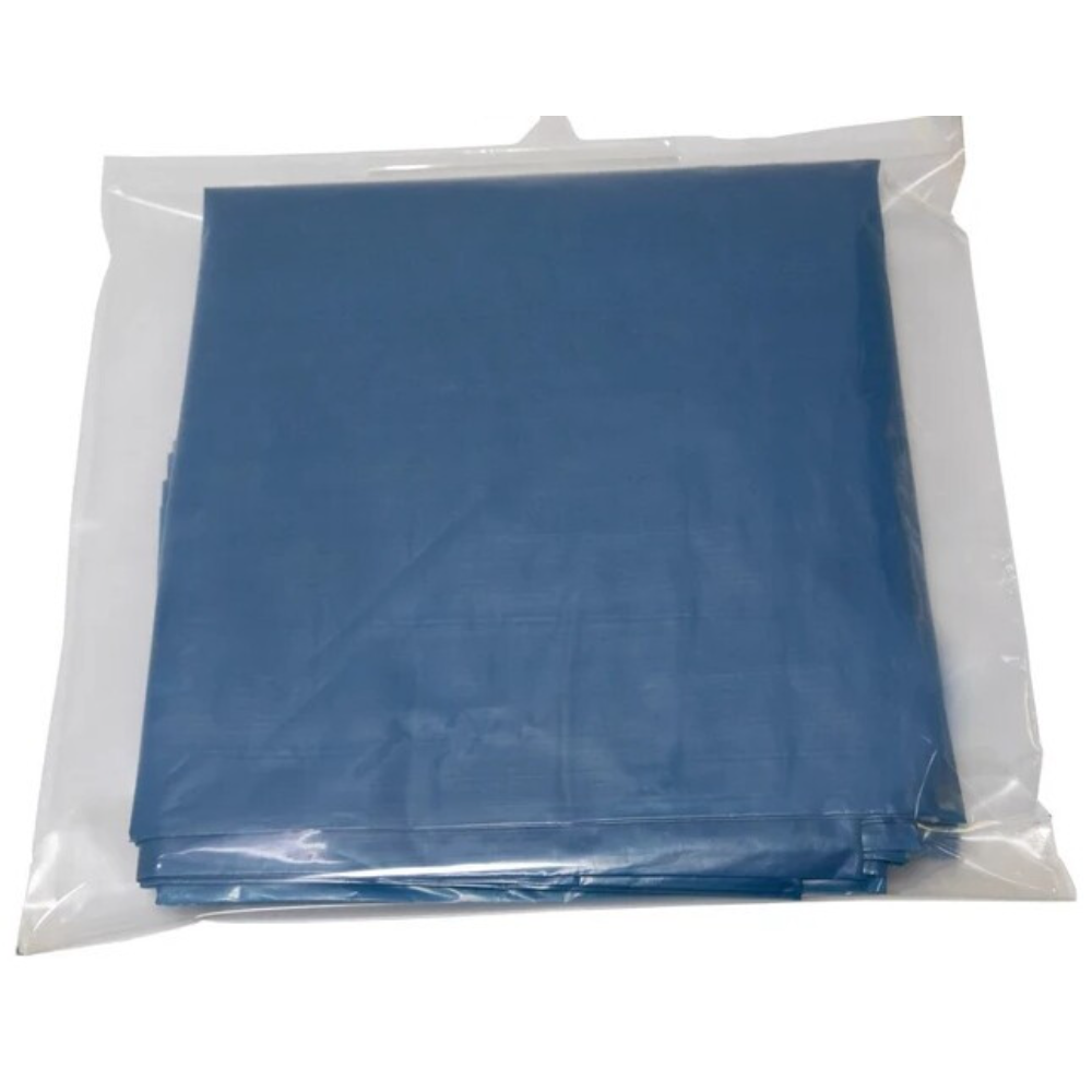 Folie protectie Baufolie Strong, albastru,  4 x 5 m
