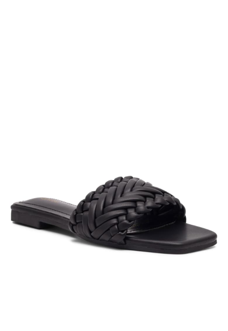Papuci dama -  5904862690988 - Negru - Piele ecologica - Negru