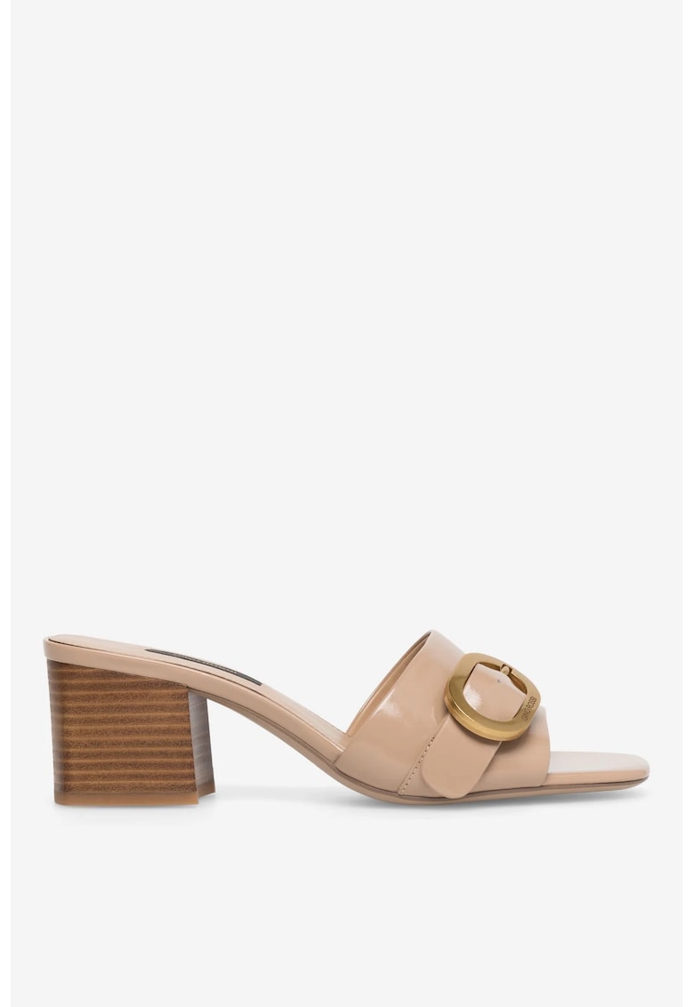 Papuci dama  5905588552710 - Piele naturala - Bej - Bej