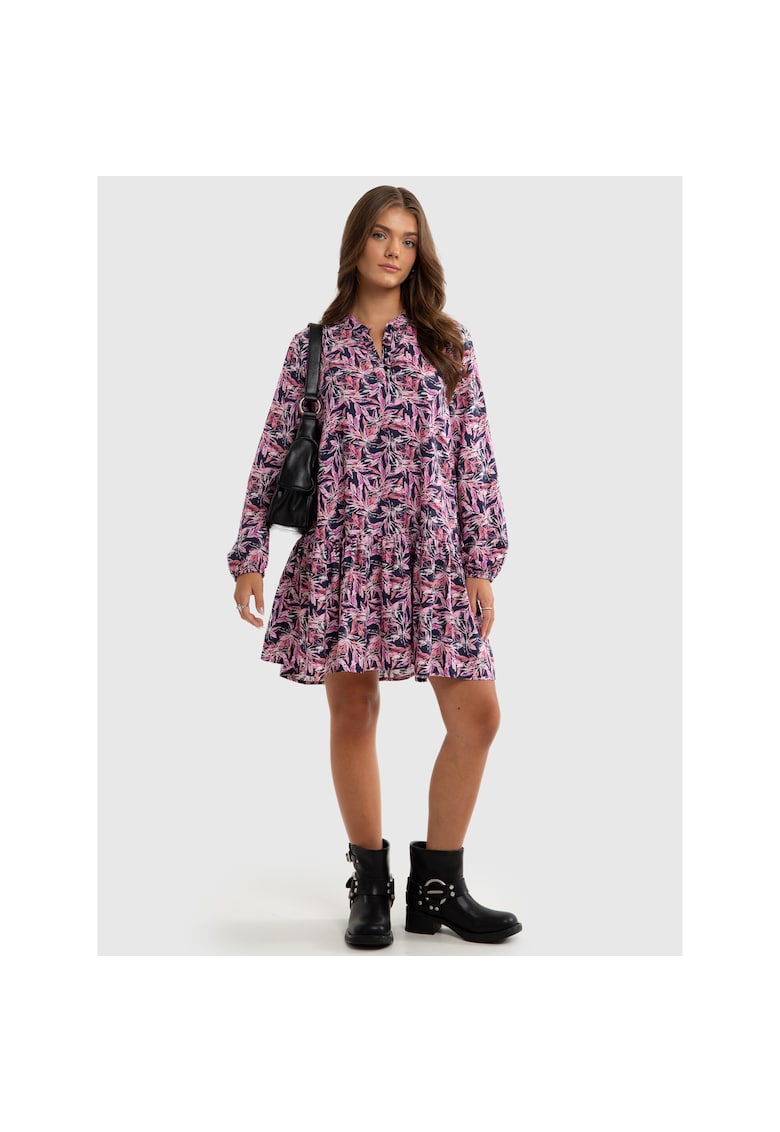 Rochie mini larga Poluna - Roz