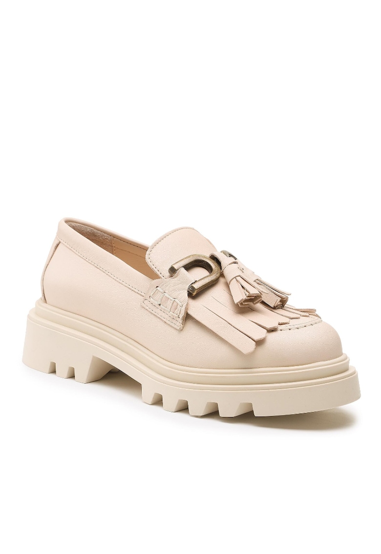 Oferte la Pantofi dama -  5904862648613 - Piele naturala - bej - Bej