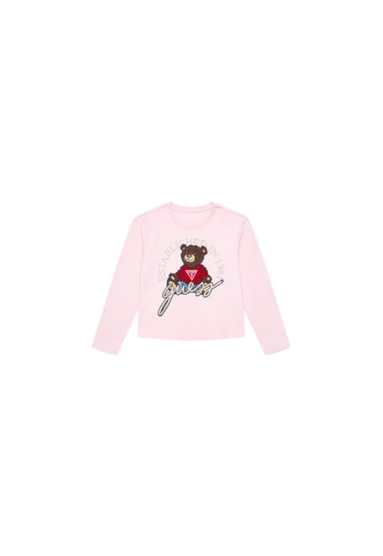Bluza cu imprimeu grafic din bumbac organic