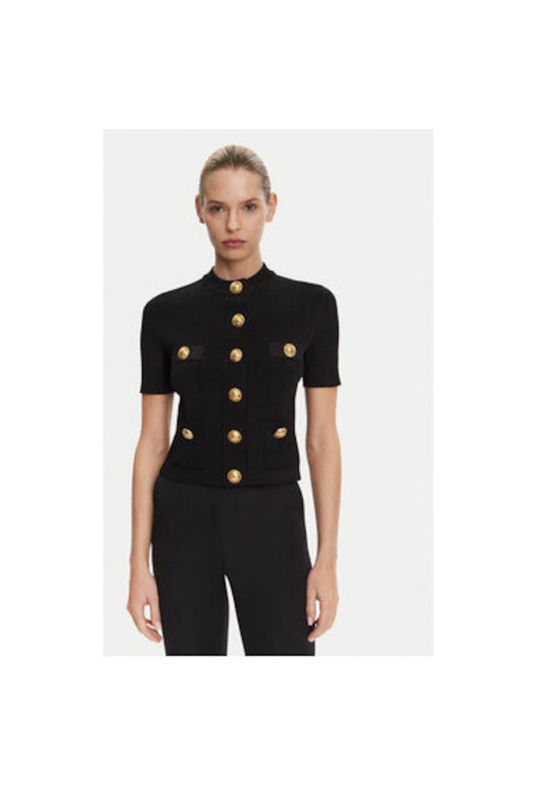 Bluza dama  DF1KL023KB07 - Viscoza/Poliamida - Negru - Negru