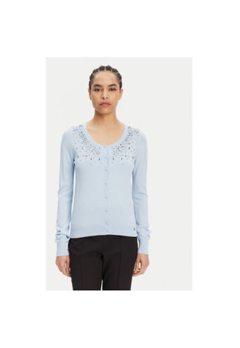 Bluza dama  ACMA001920 - Viscoza/Nylon - Albastru - Albastru
