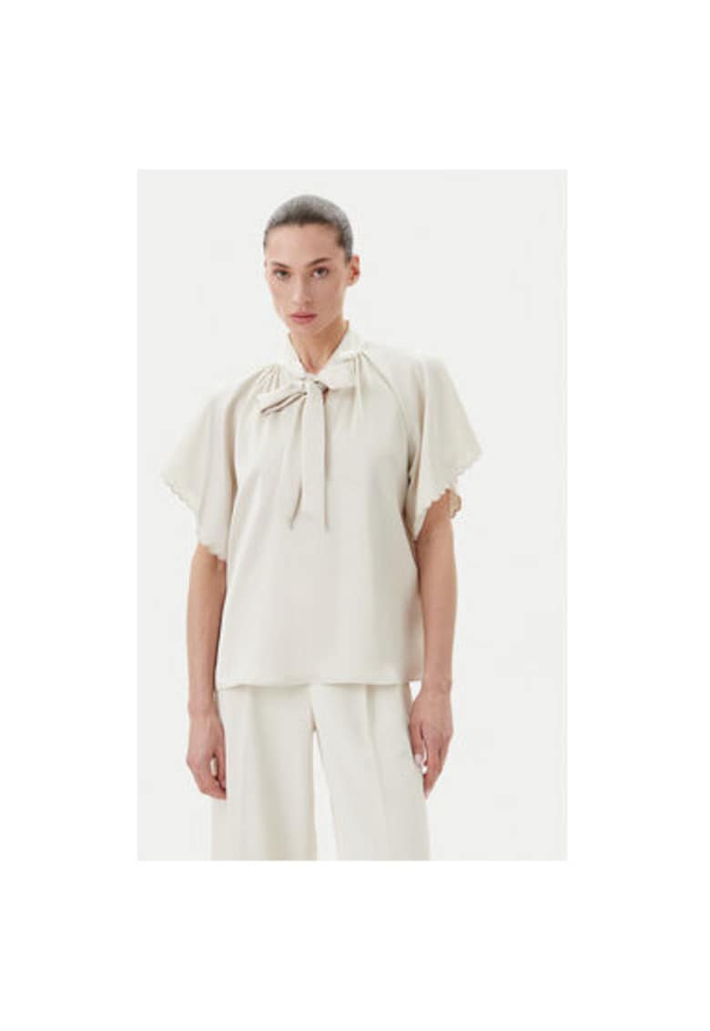 Bluza dama  BBW4439 - Poliester reciclat - Ecru - Ecru