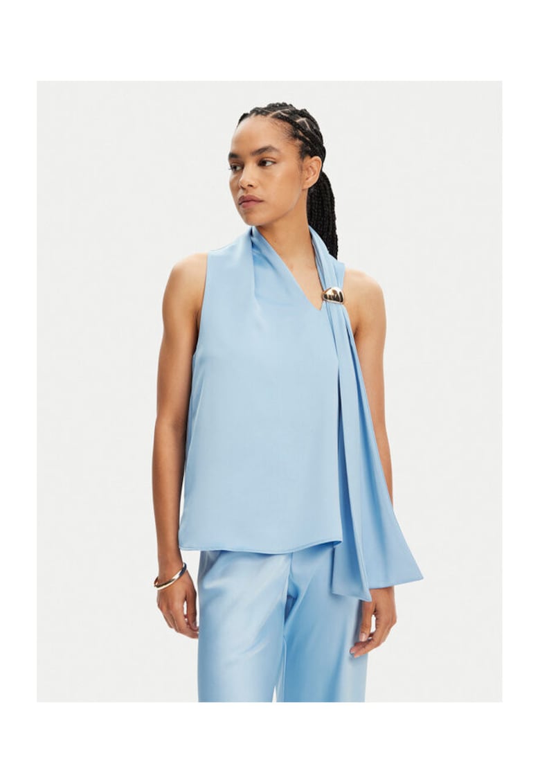Bluza dama  RIC1JBA - Poliester - Albastru - Albastru