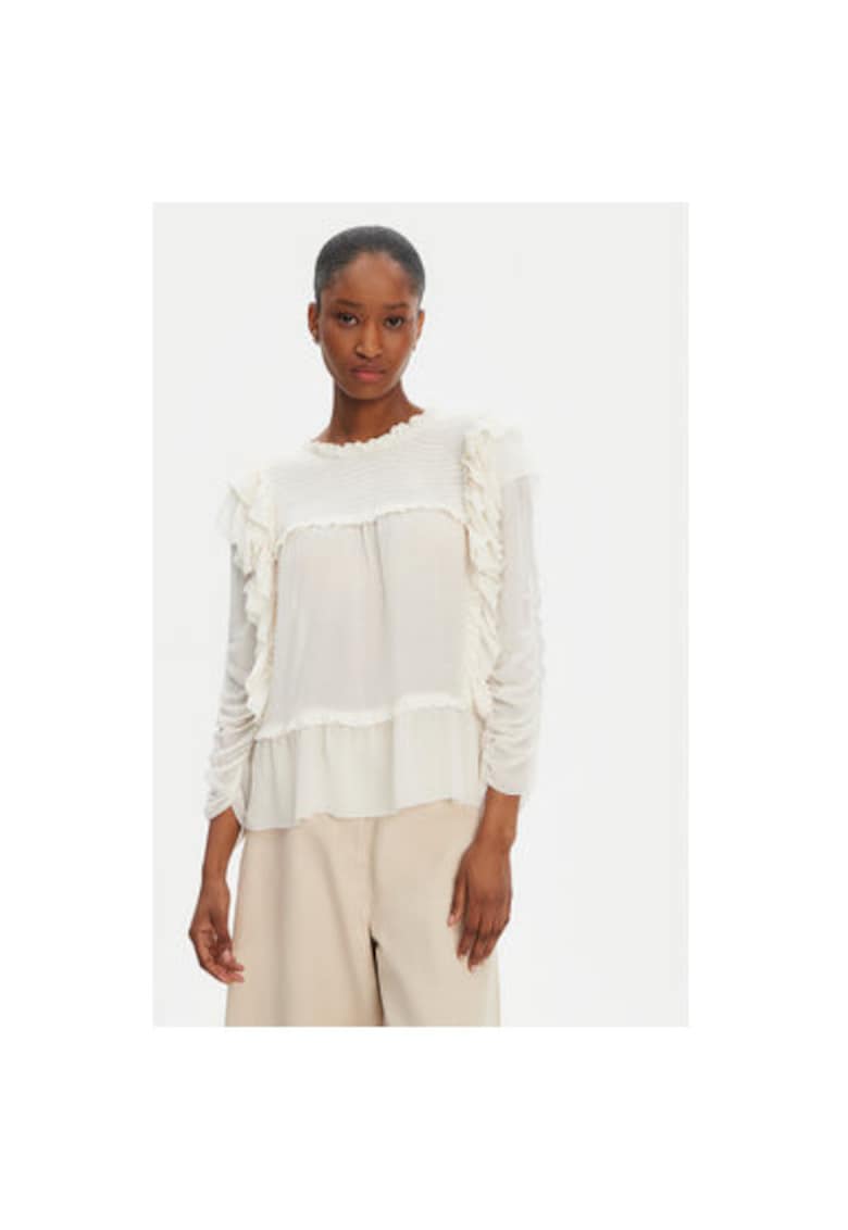 Bluza dama  252100225231 - Viscoza - Bej - Bej