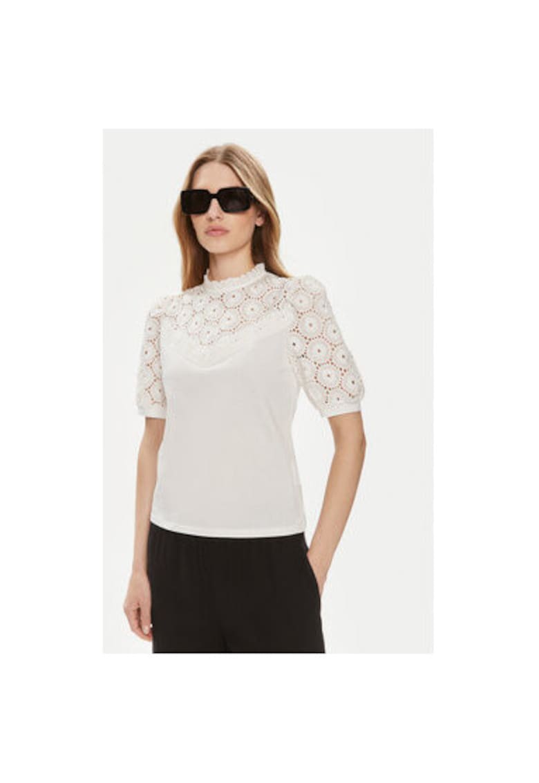 Bluza dama  241-DULIE - Bumbac - Ecru - Ecru