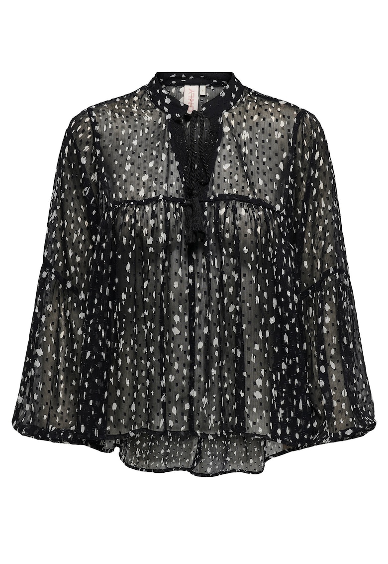 Bluza dama  Poliester reciclat - Negru - Negru