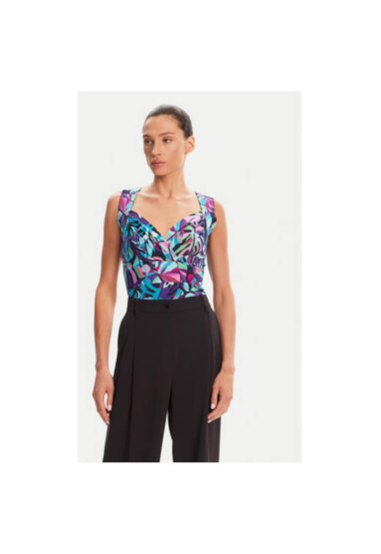 Bluza dama  251-DCOLO - Poliester/Elastan - Multicolor - Multicolor