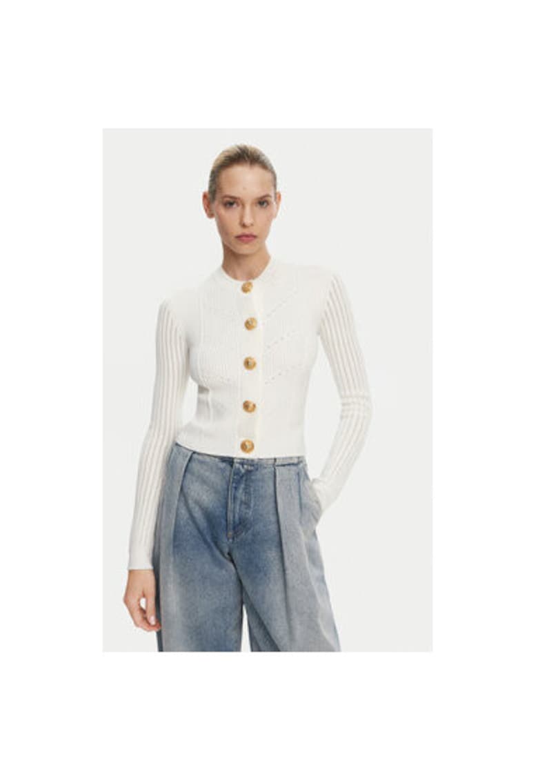 Bluza dama  DF1KL190KF24 - Viscoza/Poliester - Alb - Alb