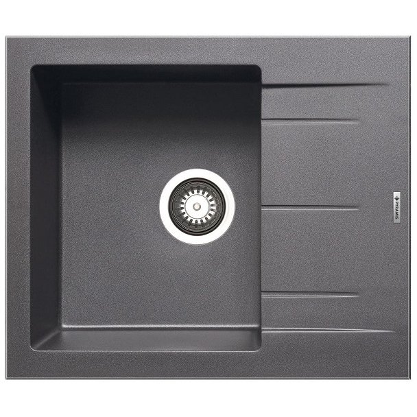 Chiuveta de bucatarie Granit ALAZIA Iron Grey 590mm x 500mm