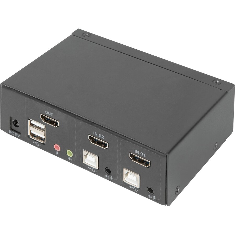 Accesoriu server KVM Switch 2 Port, KVM switch black