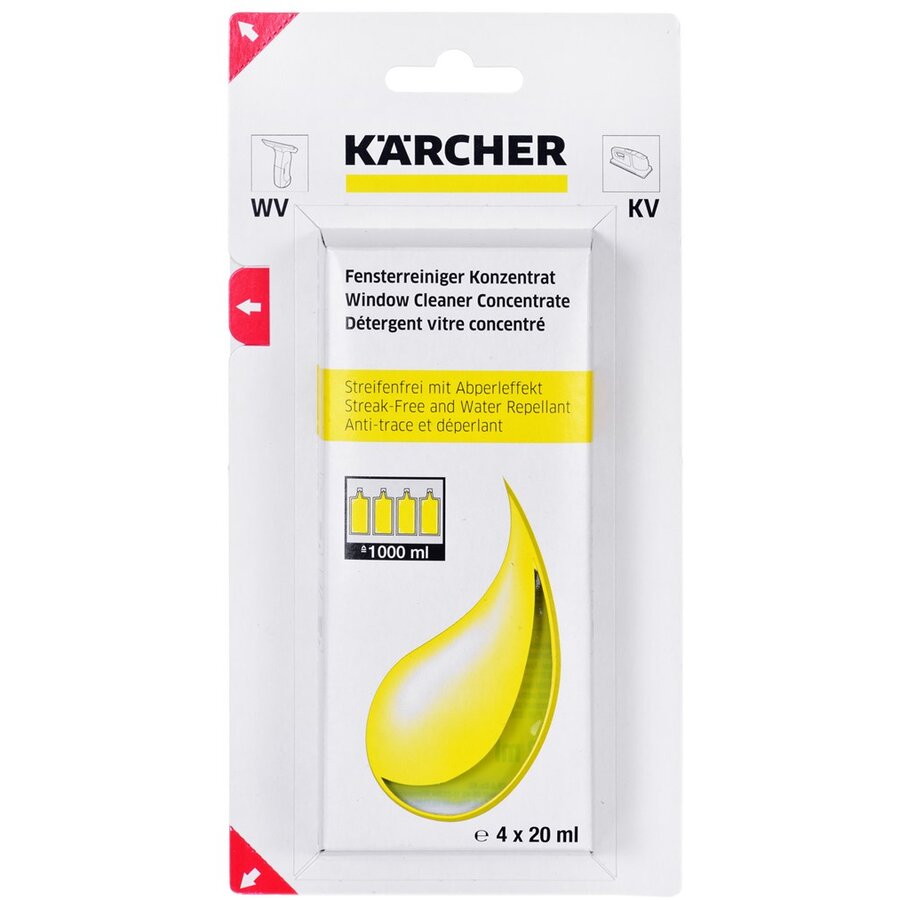 Detergent Concentrat RM 503 (6.295-302.0) pentru Aspirator de Geamuri 4 x 20ML