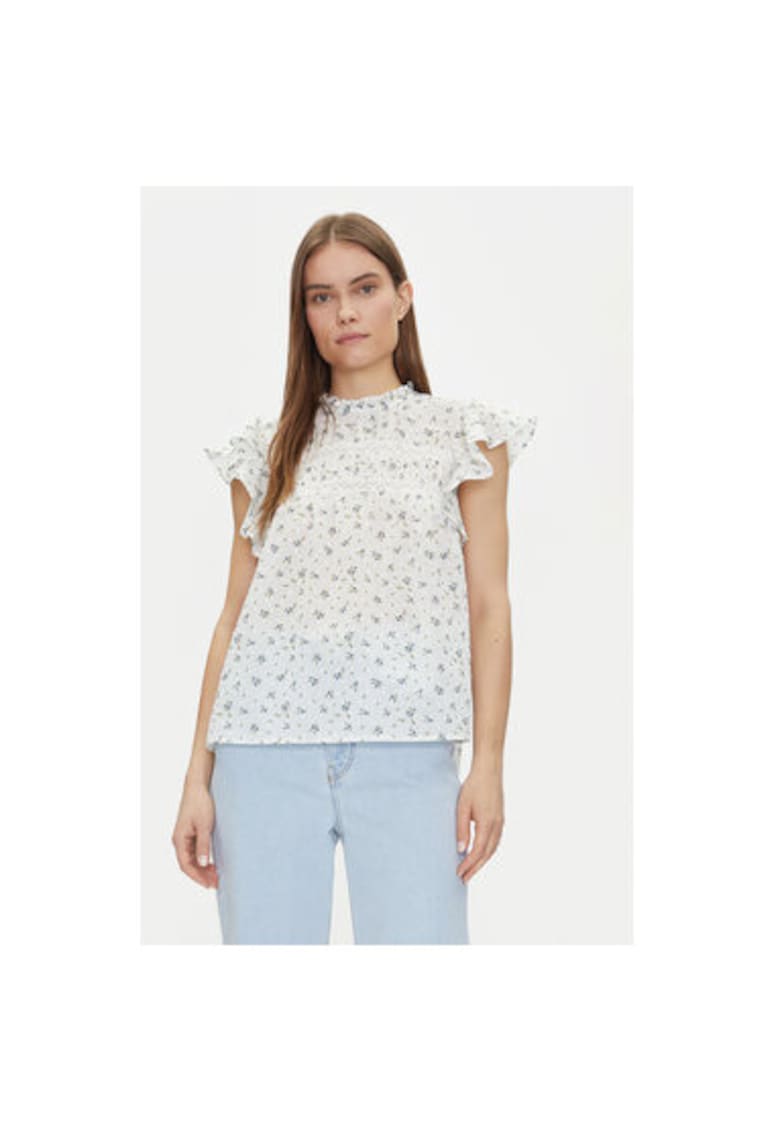 Bluza dama  10301205 - Bumbac organic - Alb - Alb