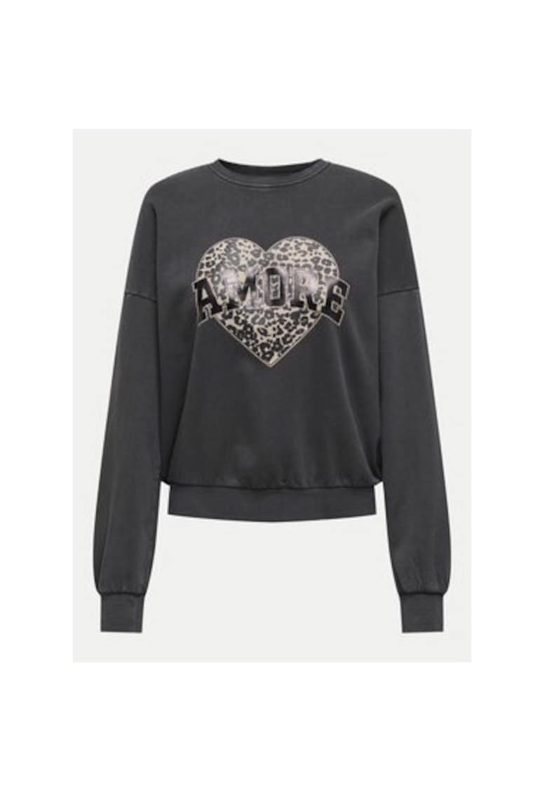 Bluza dama -  304784996 - Bumbac/Poliester reciclat - Gri - Gri