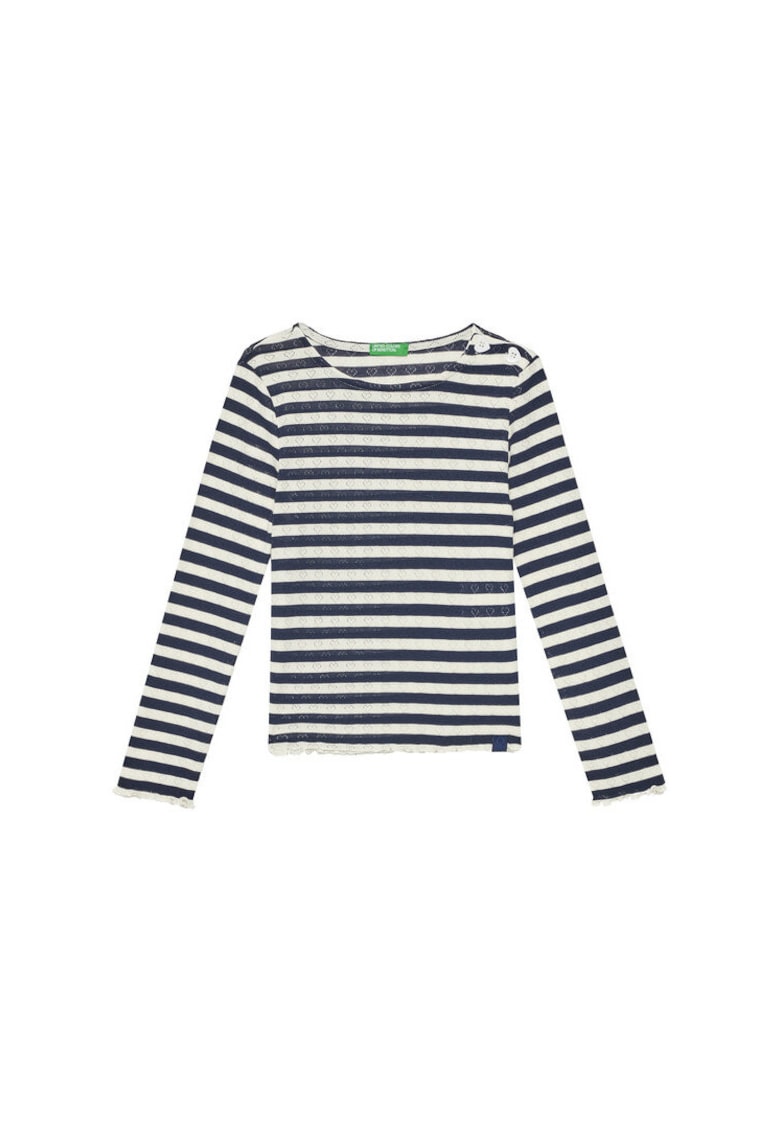 Bluza fete  33LQC10OM - Bumbac/Poliester - Bleumarin - Bleumarin