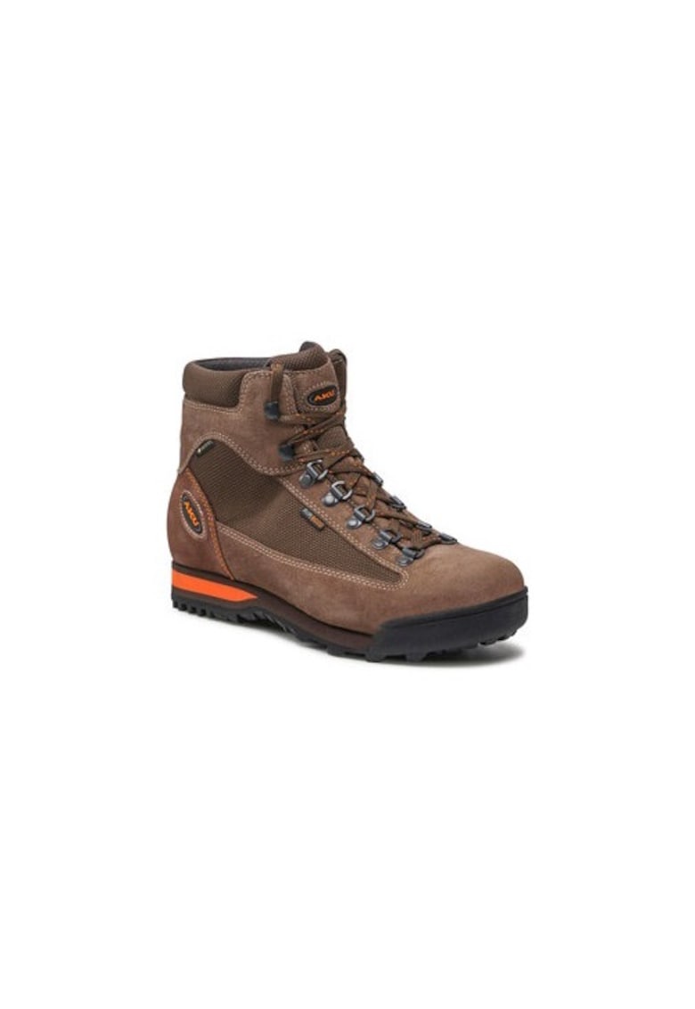 Bocanci trekking barbati  300176474 - Piele naturala - Maro - Maro