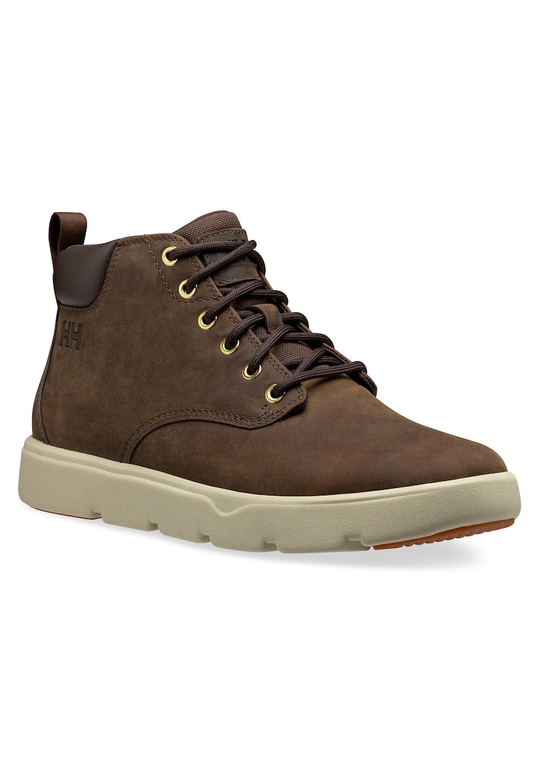 Bocanci trekking barbati  11738 - Piele ecologica - Maro - Maro