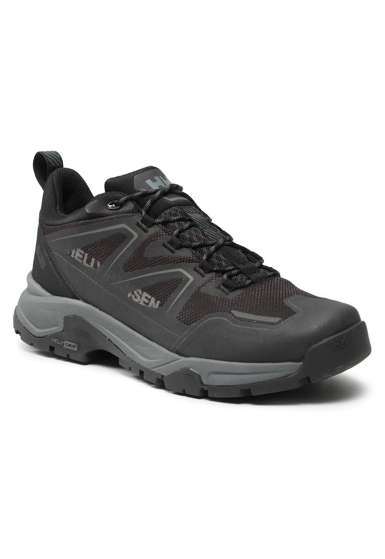 Bocanci trekking barbati  11749 - Textil - Negru - Negru