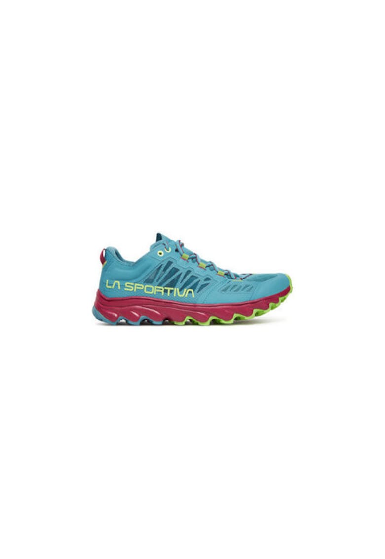 Bocanci trekking dama  46E624502 - Textil - Albastru - Albastru