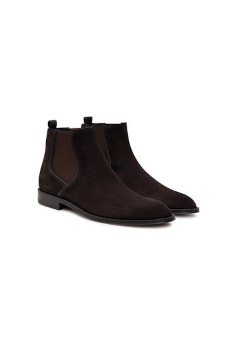 Botine cu glezna joasa pentru barbati  50516470 - Piele naturala - Maro - Maro