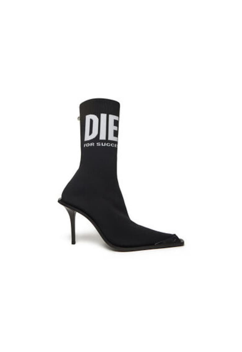 Botine dama  Y03492P3120 - Textil - Negru - Negru