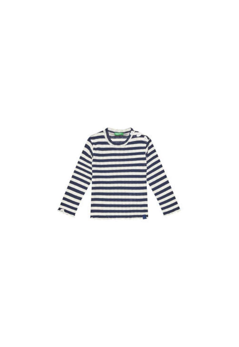 Bluza fete  33LQG10J7 - Bumbac/Poliester - Bleumarin - Bleumarin
