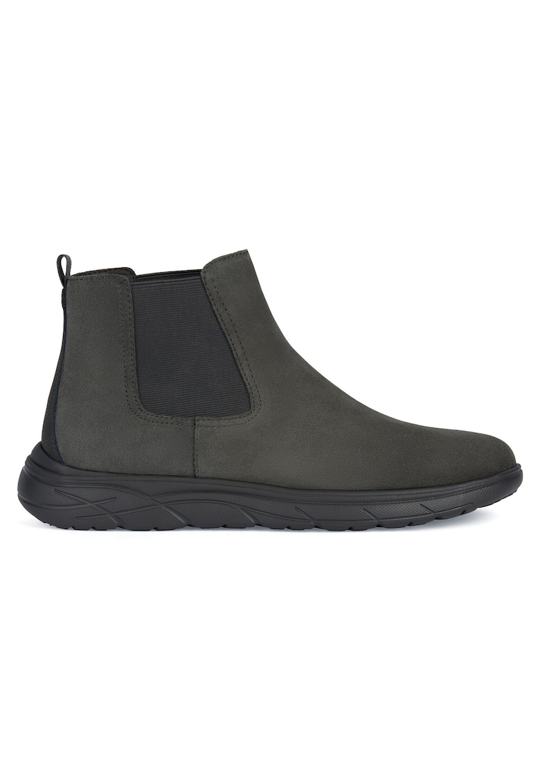 Botine cu glezna joasa pentru barbati  U36E1A-022EK - Textil - Maro - Maro
