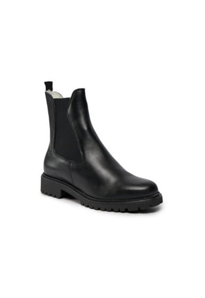 Botine dama  1-26427-41 - Piele naturala - Negru - Negru