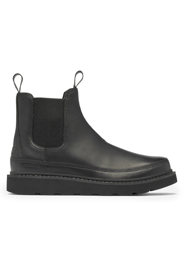 Botine cu glezna joasa pentru barbati  2078351010 - Piele naturala - Negru - Negru