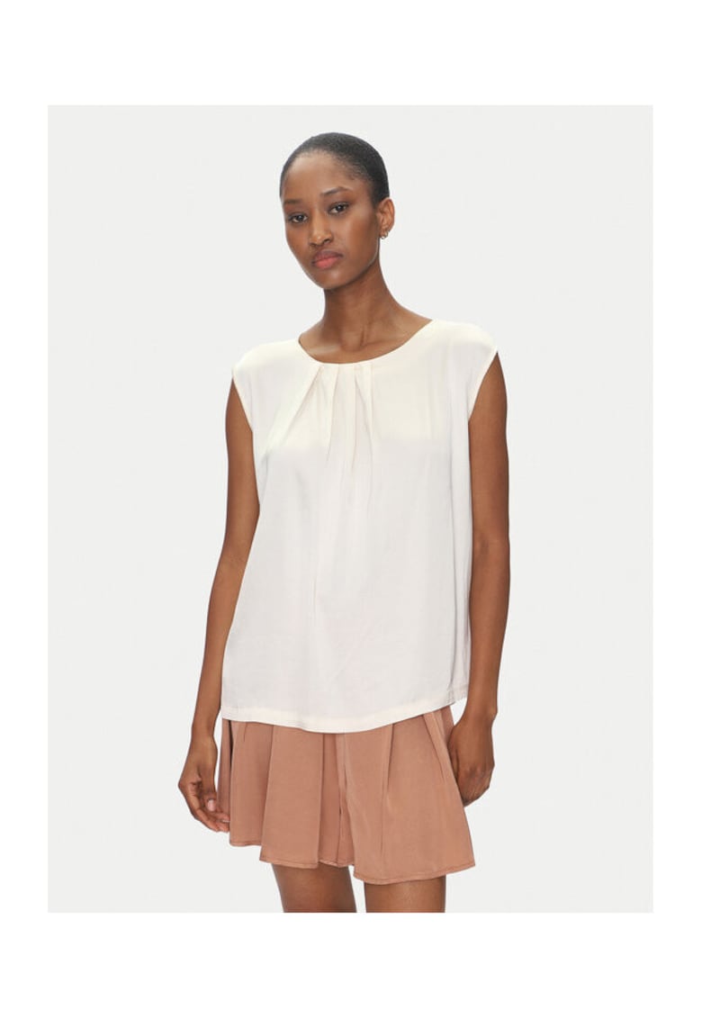 Bluza dama  TD0763 - Viscoza - Ecru - Ecru