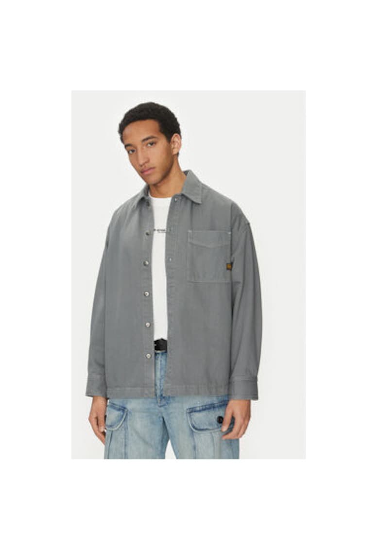 Camasa barbati G Star Raw - D23007-D300 - Bumbac/Bumac reciclat - Gri - Gri